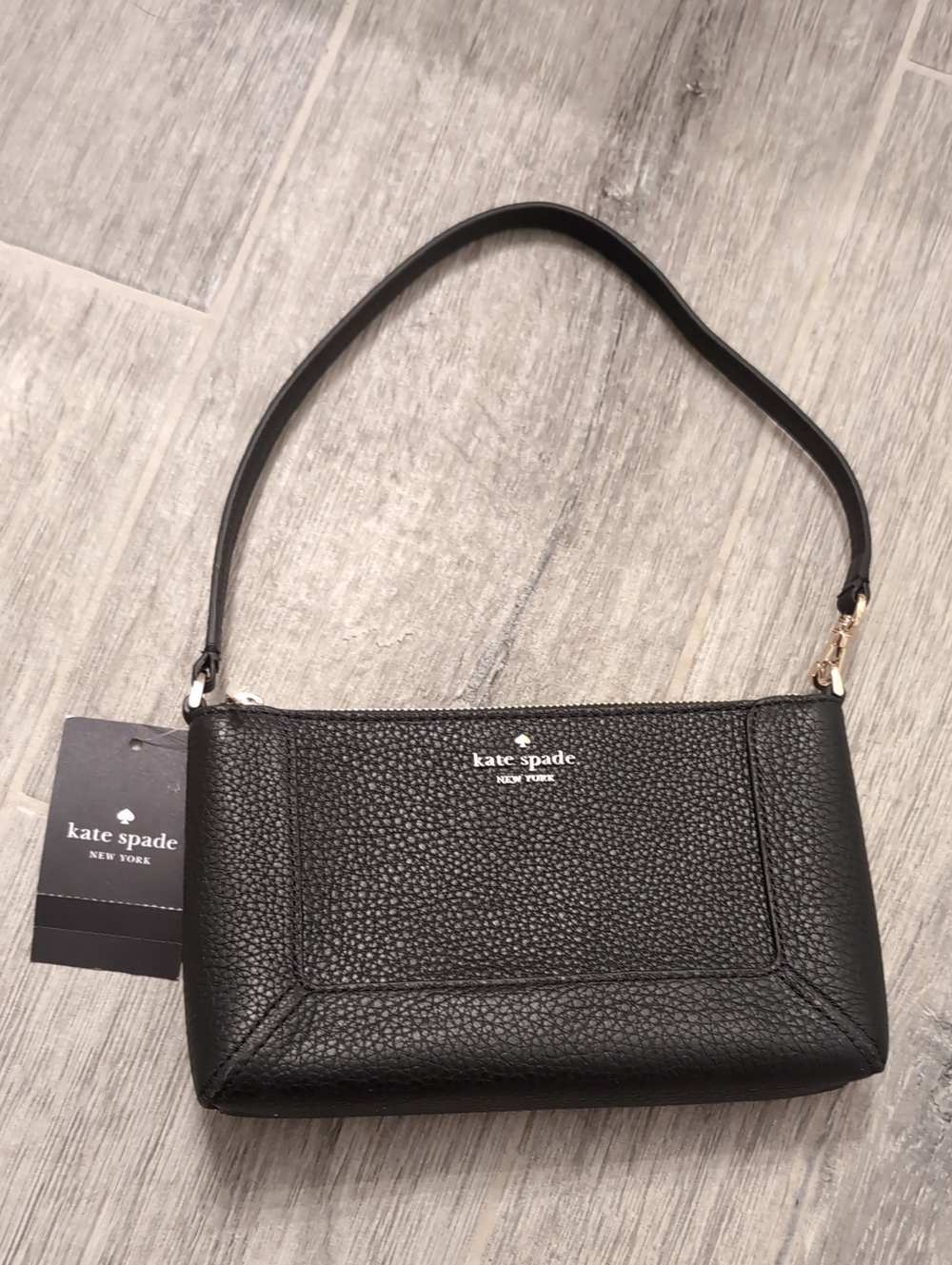 kate spade New York Pebbled Leather Wristlet Bag